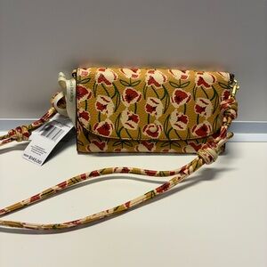 Vera Bradley Leather Wildwood Wallet Crossbody